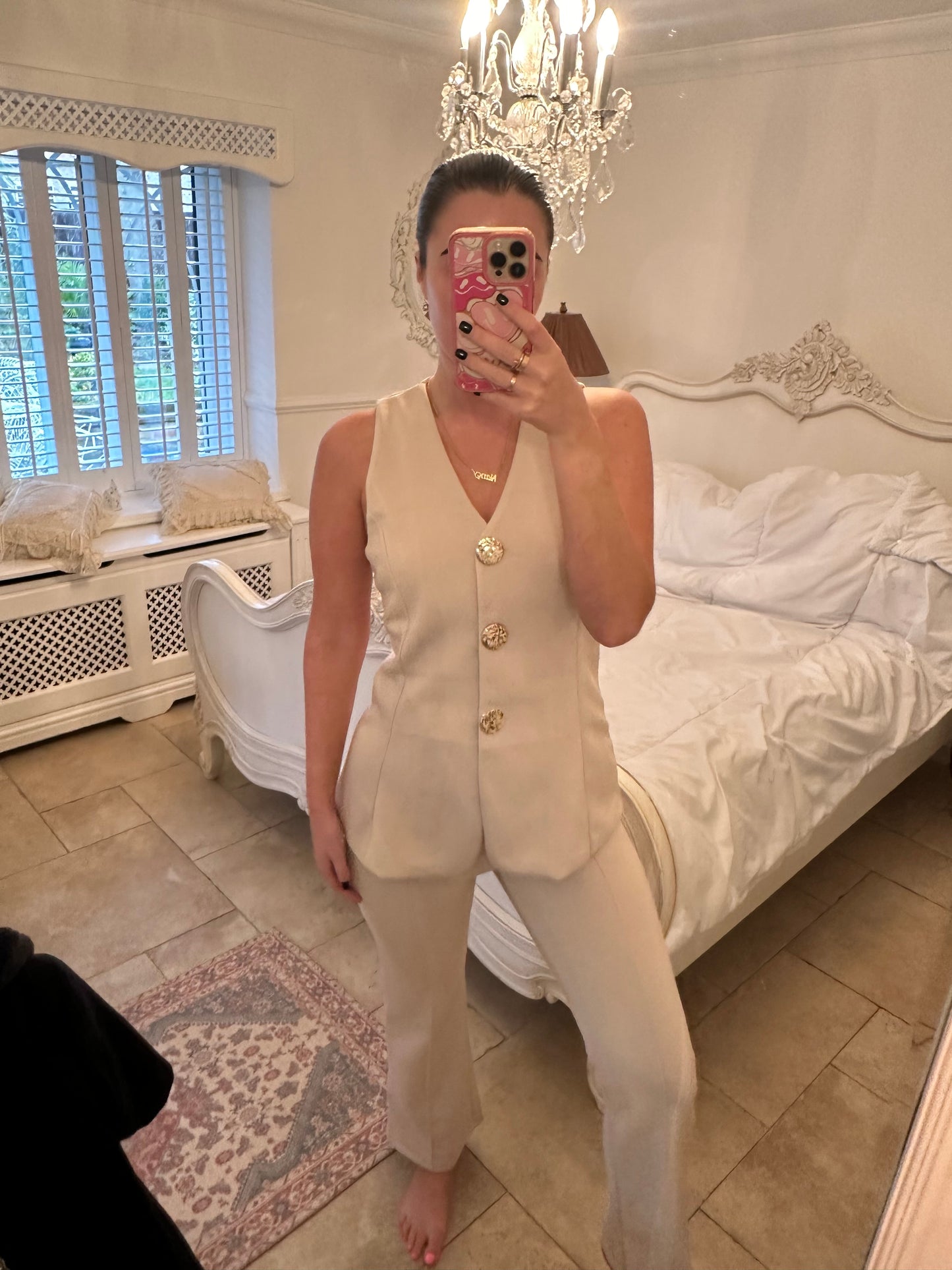 Waist coat sculpt co ord